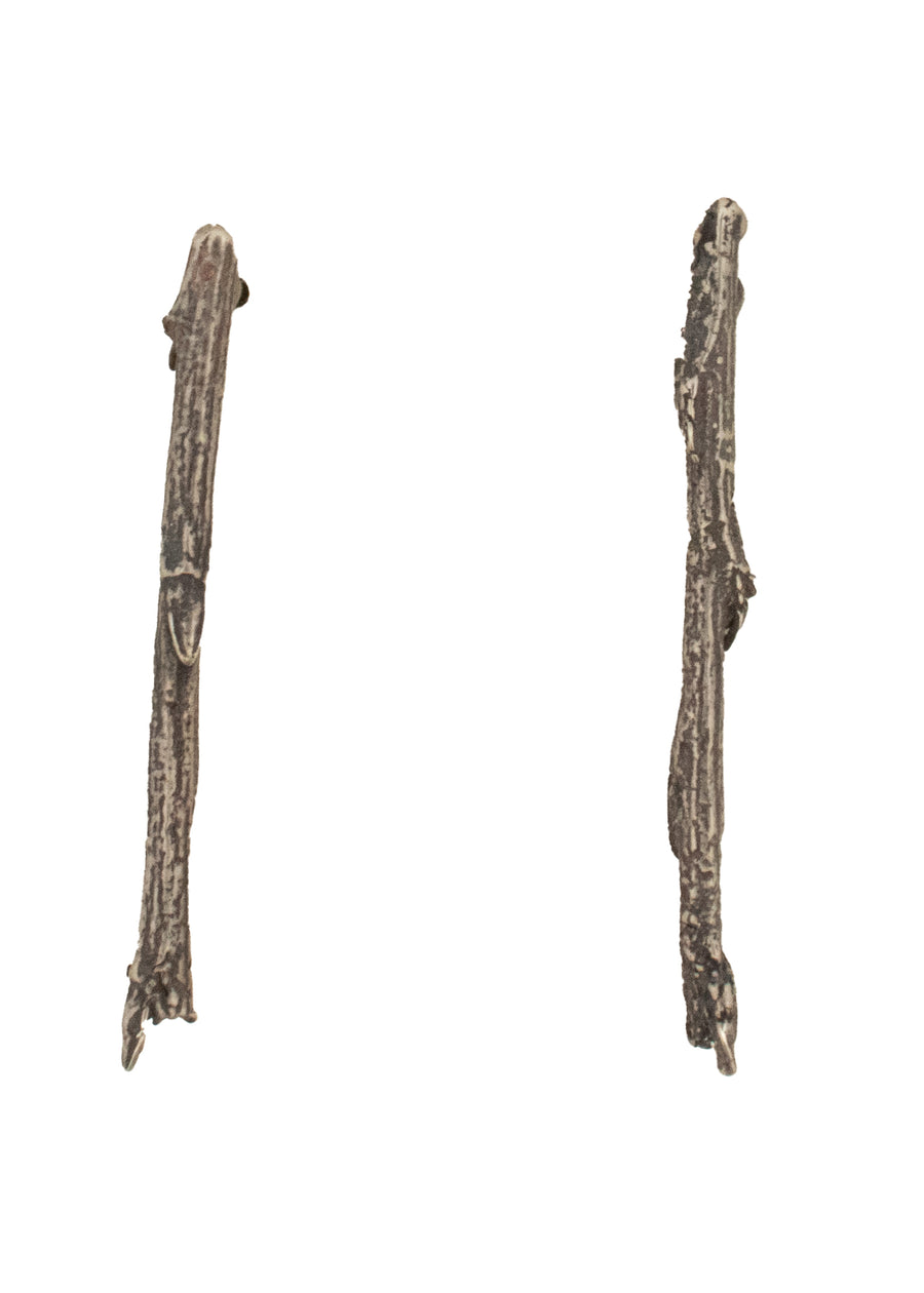 sterling silver willow twig earrings 2