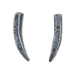 sterling silver happy bean succulent post earrings 1