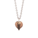 bronze string of hearts necklace 4