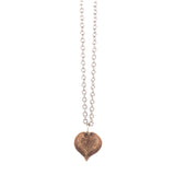 bronze string of hearts necklace 6