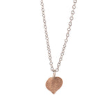 bronze string of hearts necklace 5
