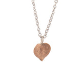 bronze string of hearts necklace 5