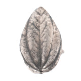 sterling silver peperomia shield ring 1