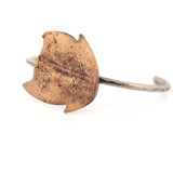 bronze holiday cactus cuff bracelet