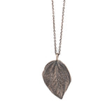 sterling silver peperomia leaf necklace 3