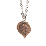 bronze string of hearts necklace 3