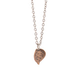bronze string of hearts necklace 3