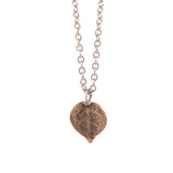 bronze string of hearts necklace 3