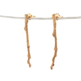 gold vermeil medium twig earrings 3