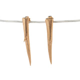 gold vermeil locust thorn earrings 1