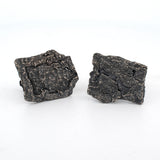 tree bark cufflinks