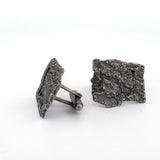 tree bark cufflinks