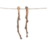 bronze long twig earrings 3