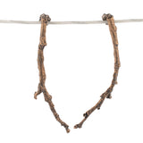 bronze long twig earrings 4