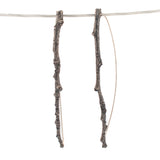 sterling silver long twig earrings 2