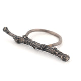 sterling silver twig ring 2