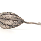 sterling silver peperomia leaf cuff bracelet 2