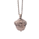 sterling silver whole acorn necklace 2