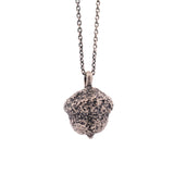 sterling silver whole acorn necklace 2