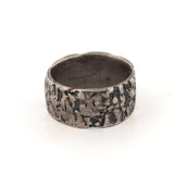 sterling silver bark band