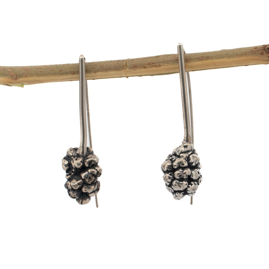 sterling silver mulberry earrings