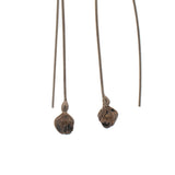 bronze chive bud earrings 1