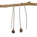 bronze chive bud earrings 1