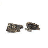 tree bark cufflinks