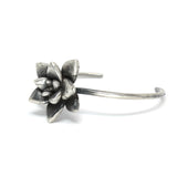 large single floral succulent cuff bracelet