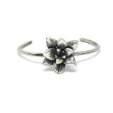 large single floral succulent cuff bracelet