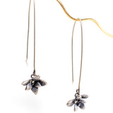 floral succulent earrings : drop
