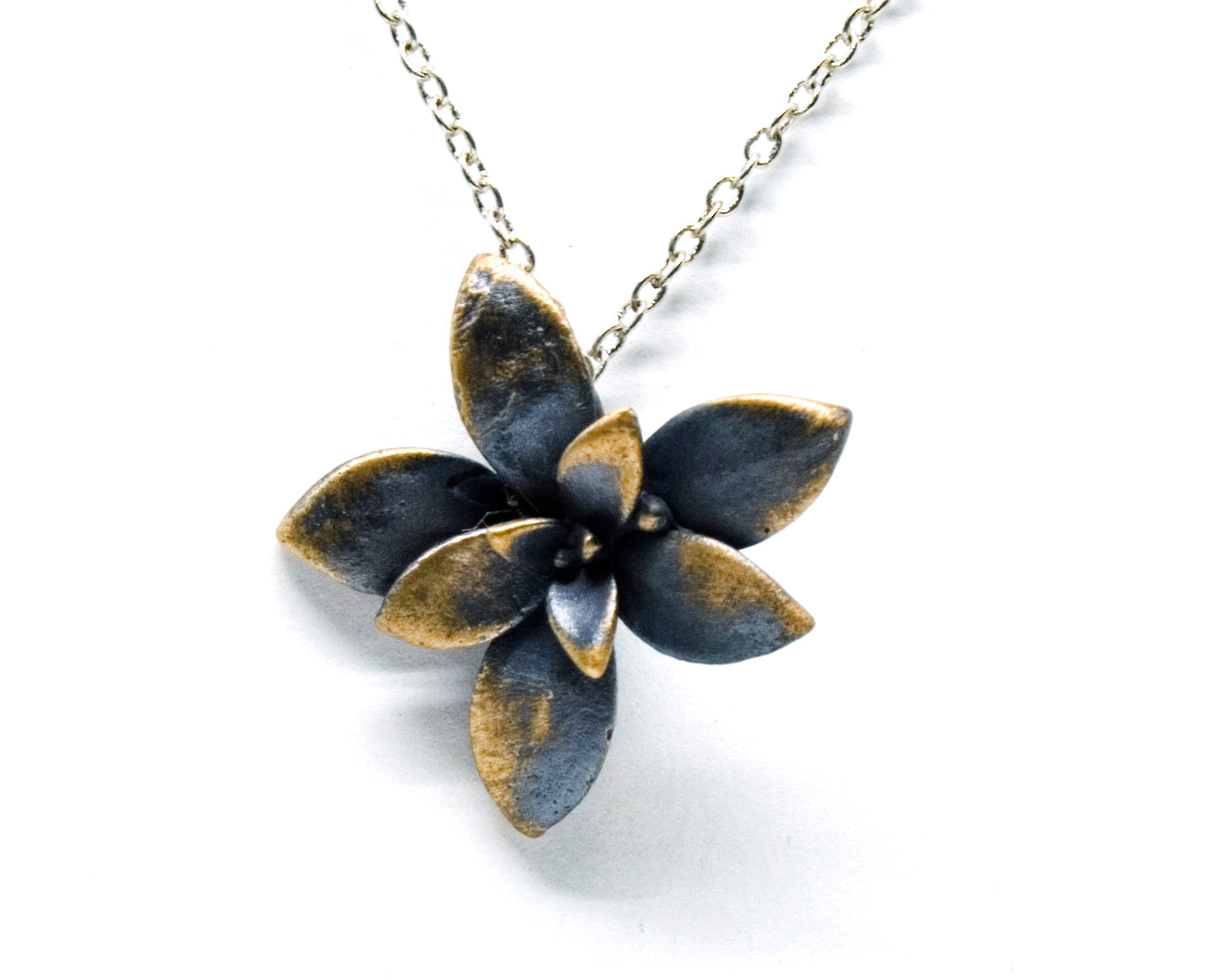 floral succulent necklace :  large