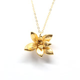 floral succulent necklace :  large