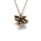 floral succulent necklace: medium