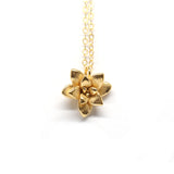 floral succulent necklace: medium
