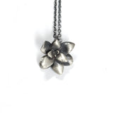 floral succulent necklace: medium