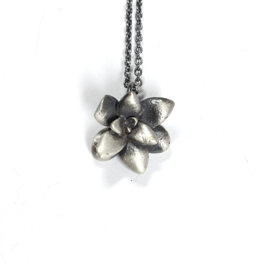 floral succulent necklace