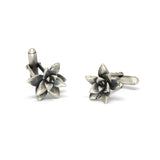 floral succulent cufflinks