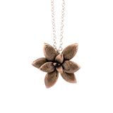 floral succulent necklace :  large