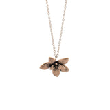 floral succulent necklace: medium