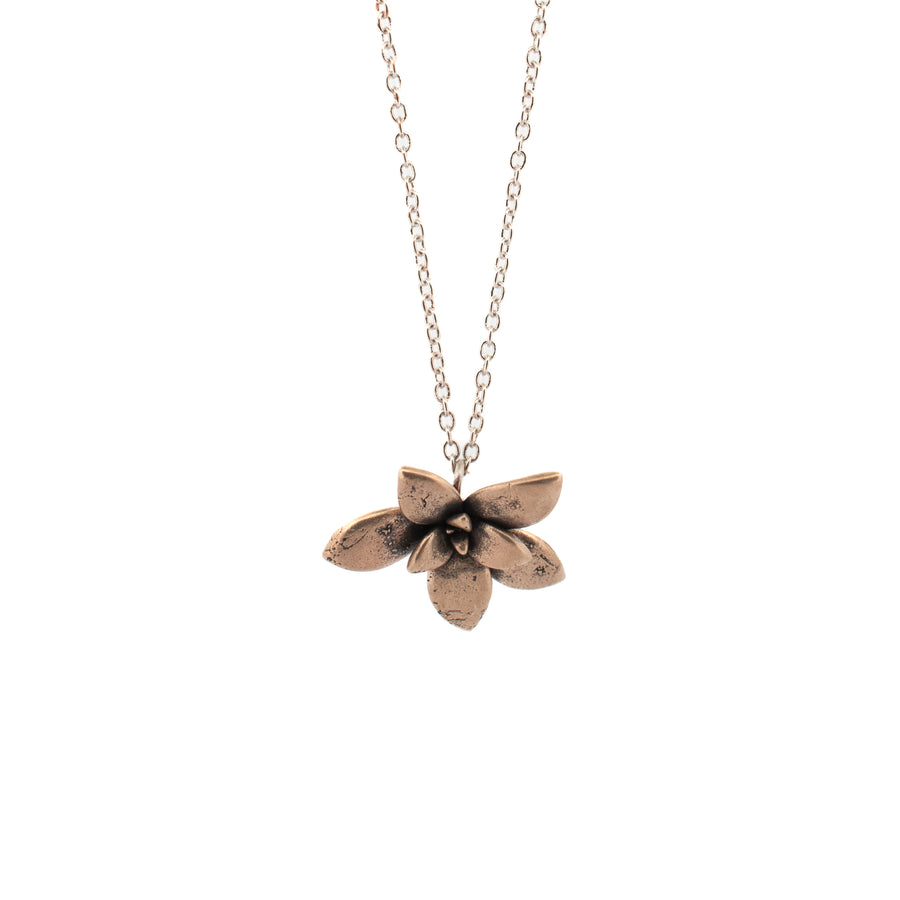 floral succulent necklace