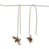 floral succulent earrings : drop