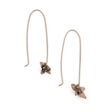 floral succulent earrings : drop