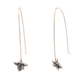 floral succulent earrings : drop