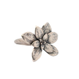 large floral succulent ring