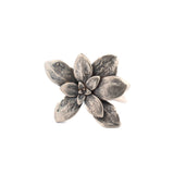 large floral succulent ring