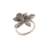 large floral succulent ring
