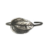 large peperomia leaf cuff bracelet