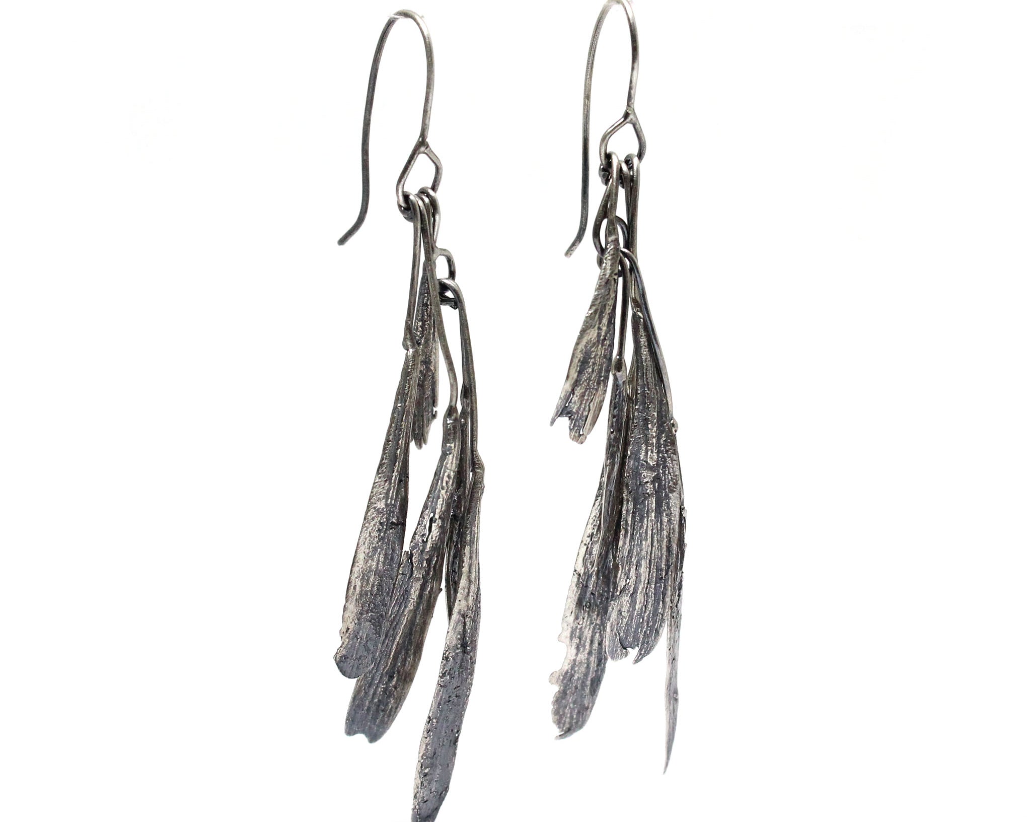 ash seed earrings : large bunch