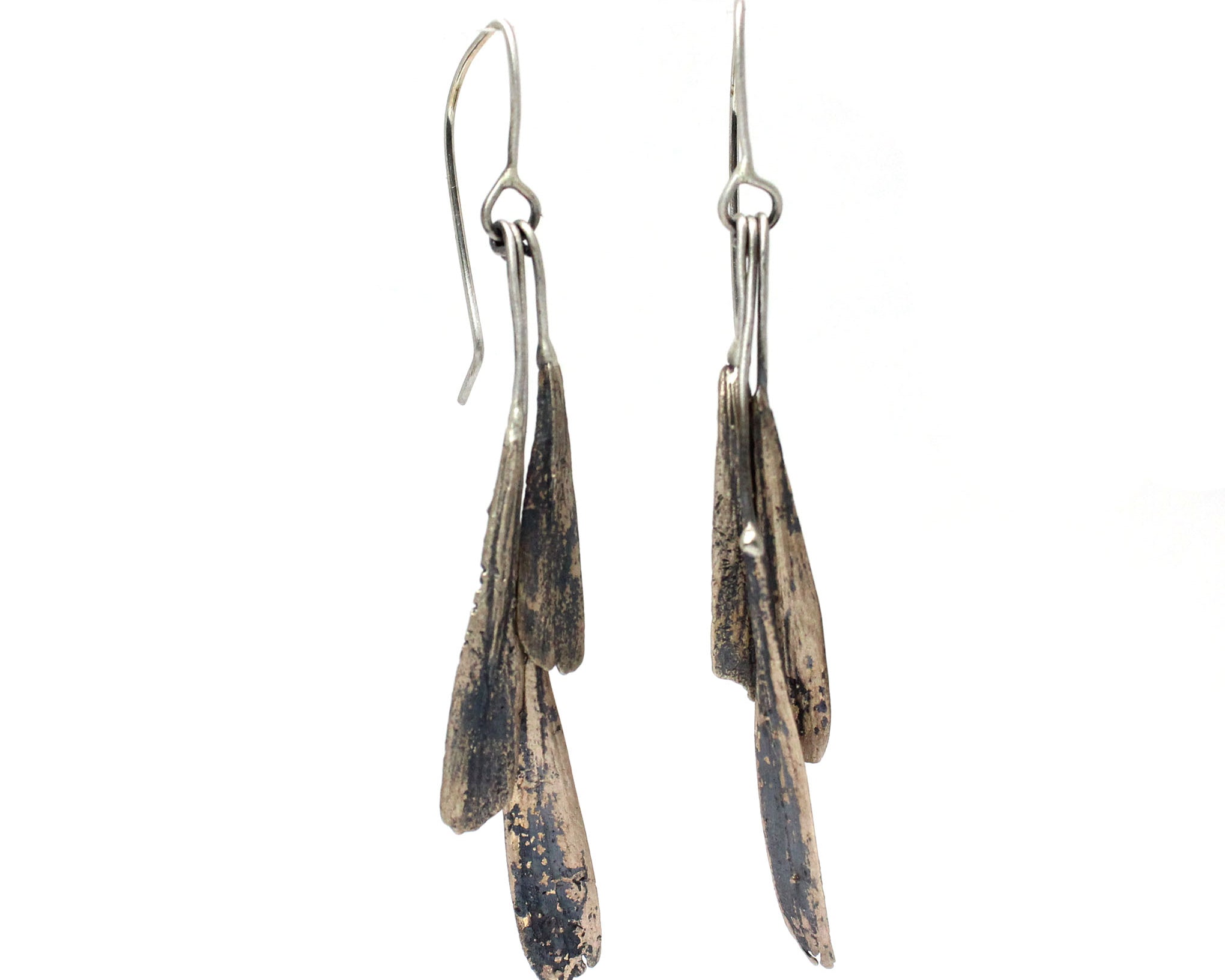 ash seed earrings : bunch